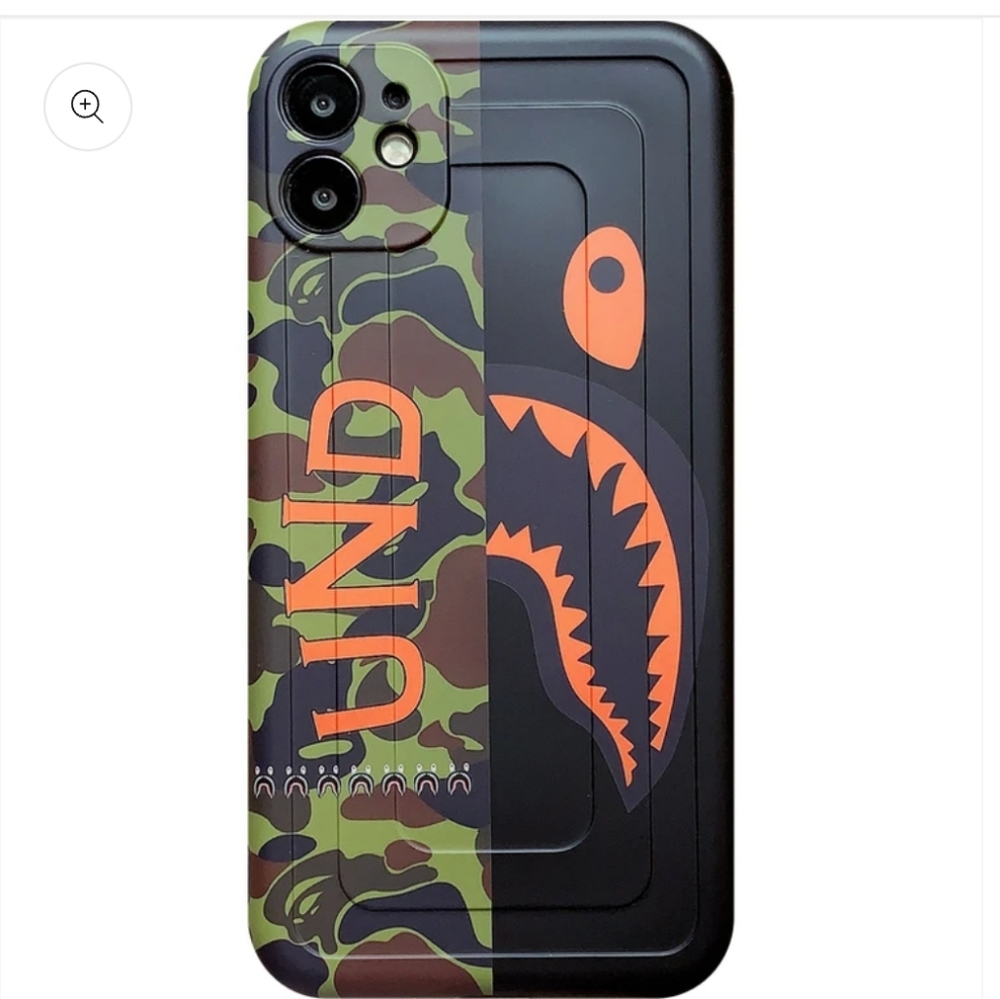 Undefeated x bape iphone 11 6.1" phone case